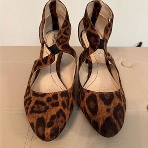 LifeStride Leopard Print Heels Size 9.5 New